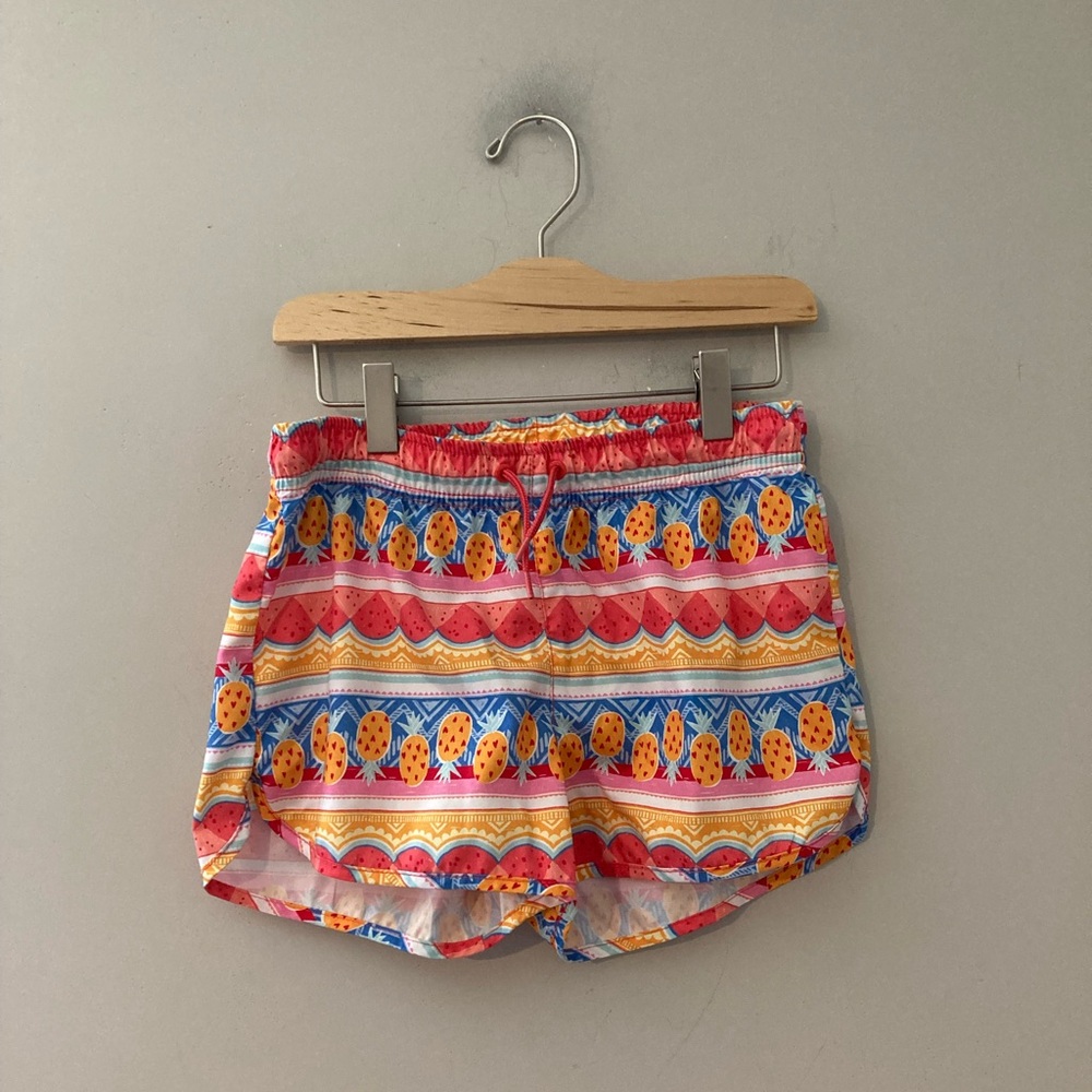 $13 ADD ON zara kids pineapple swim shorts baby toddler drawstring baby gap‎